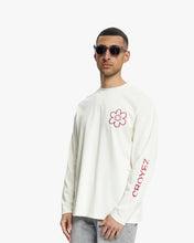 Load image into Gallery viewer, Croyez Contour De La Fleur Longsleeve | Off-White/Cherry
