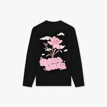 Load image into Gallery viewer, Croyez Fleur Heureuse Longsleeve | Black
