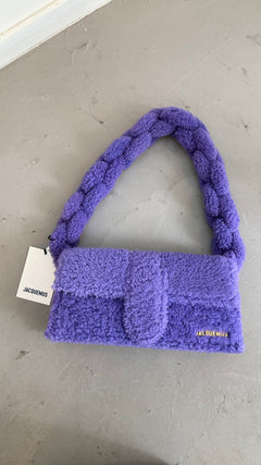 Jacquemus Le Bambino Grand Shearling Purple