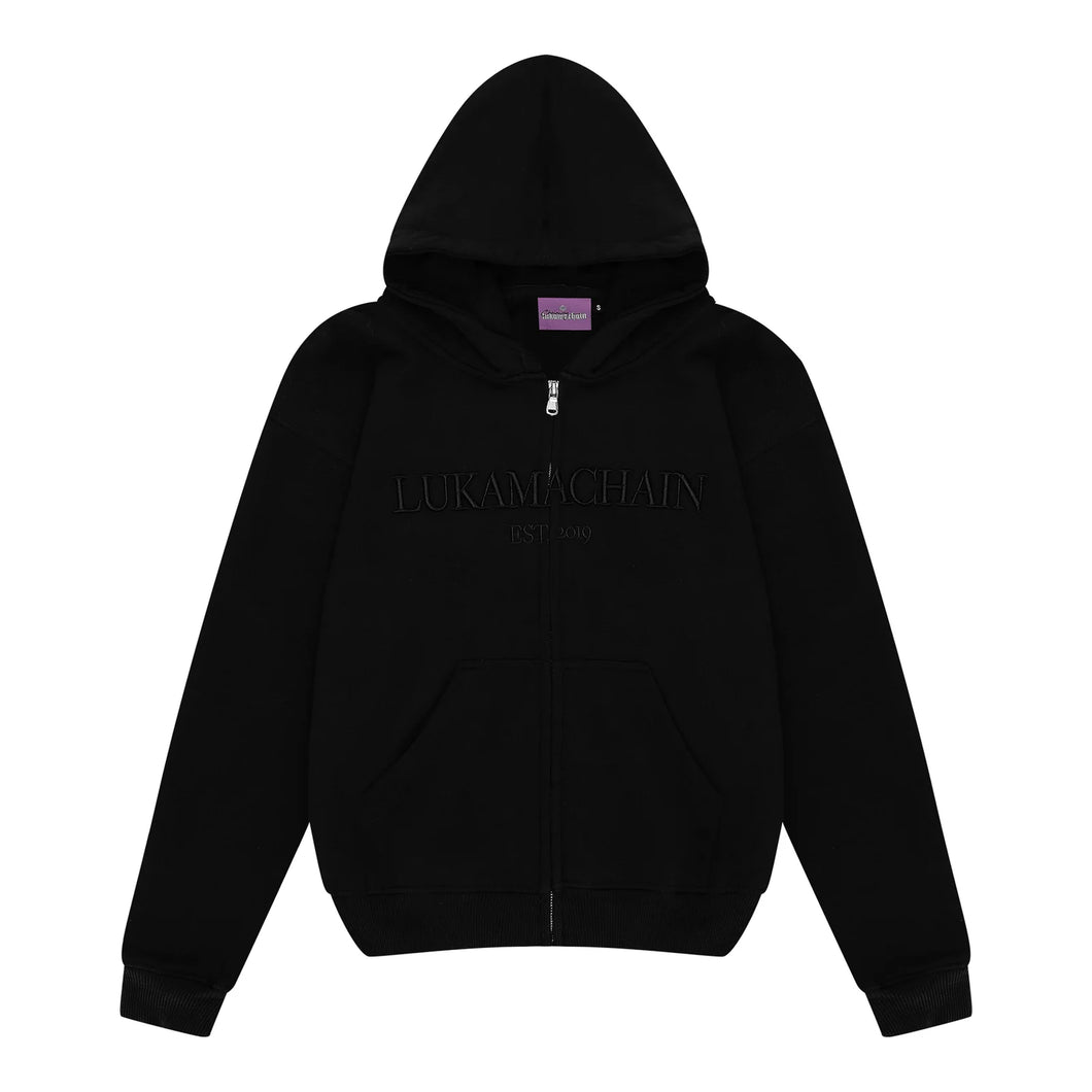 Lukamachain Essentials Zip-Up Black