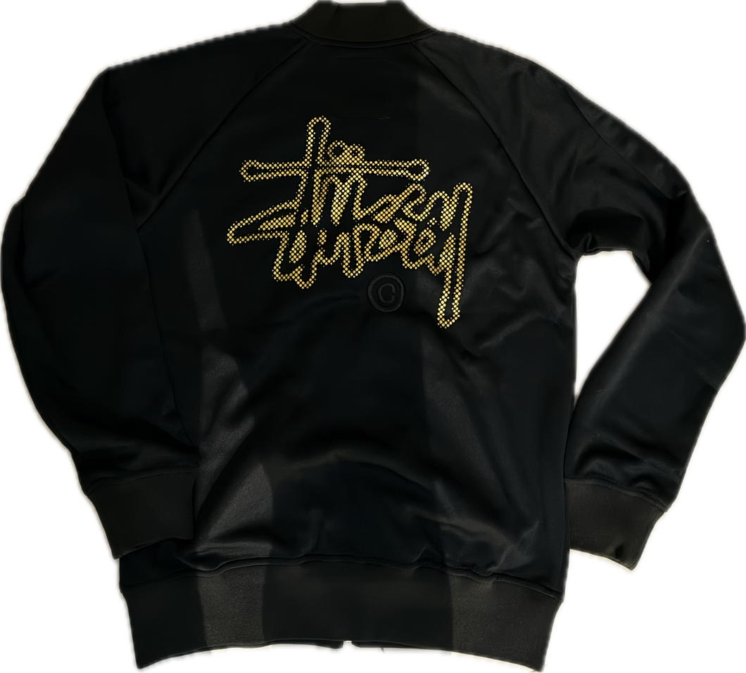 Stüssy Logo Trainings Jacket Black Zipper