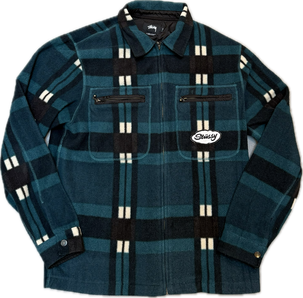 Stüssy Polar Fleece Jacket Green