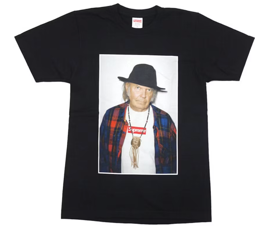 Supreme Neil Young Tee Black