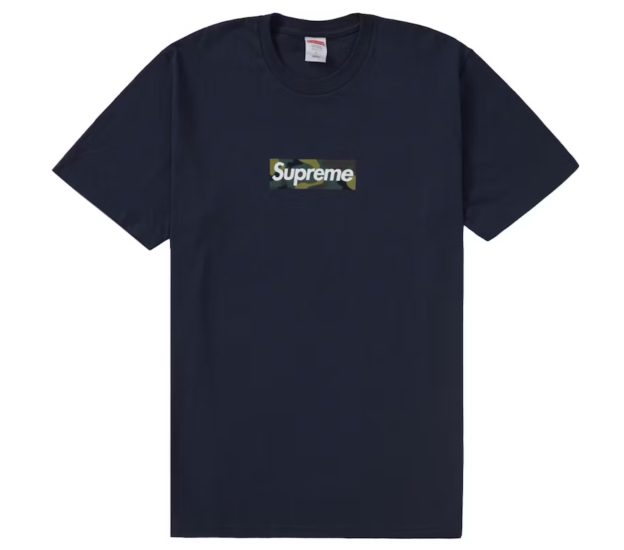 Supreme Box Logo Tee (FW23) Navy