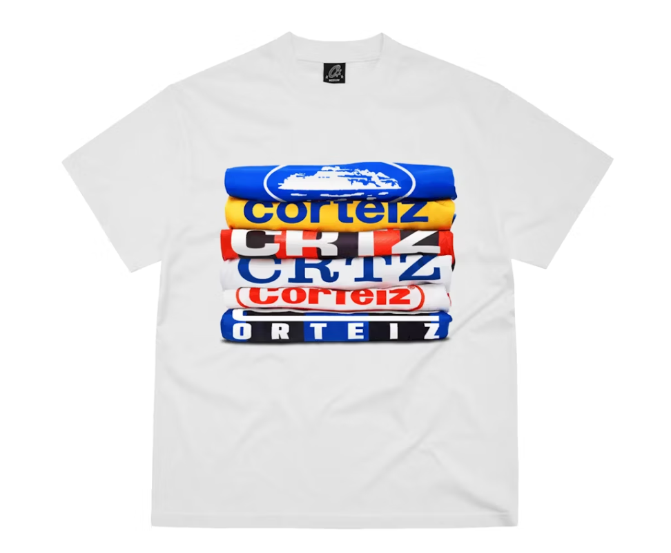 Corteiz Stack Tee White