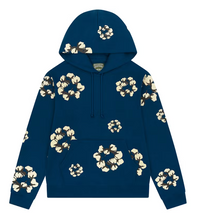 Load image into Gallery viewer, Denim Tears x CPFM Cactus Tears Wreath Hoodie Navy
