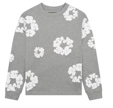 Afbeelding in Gallery-weergave laden, Denim Tears Crewneck Cotton Wreath Grey
