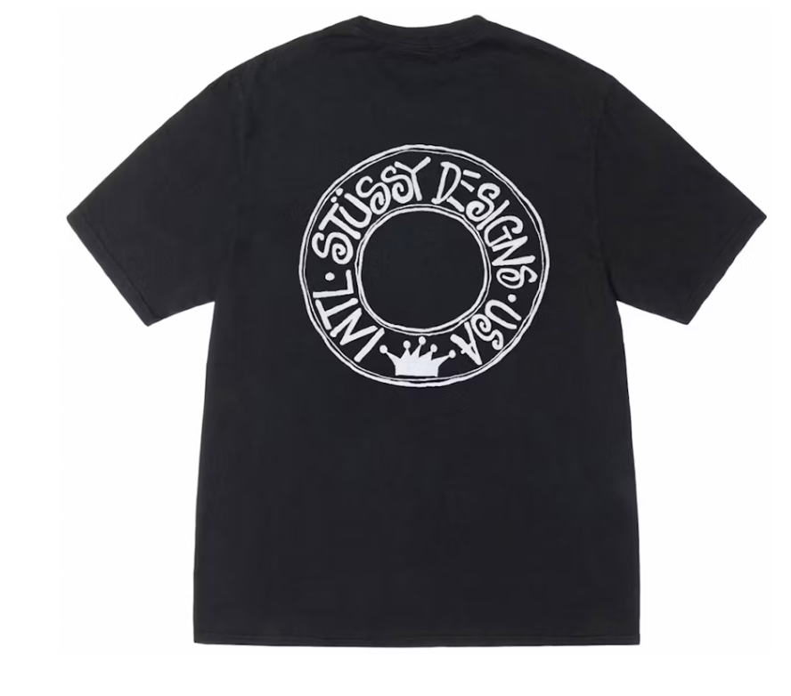 Stussy Buana Pigment Dyed Tee Black