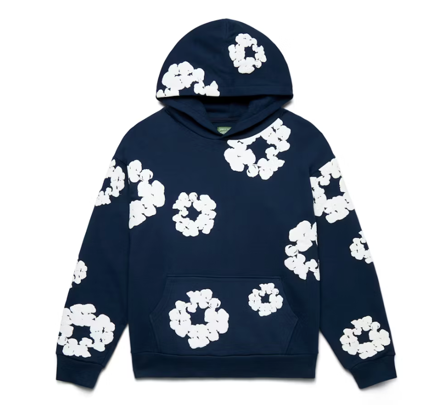 Denim Tears The Cotton Wreath Sweatshirt Navy