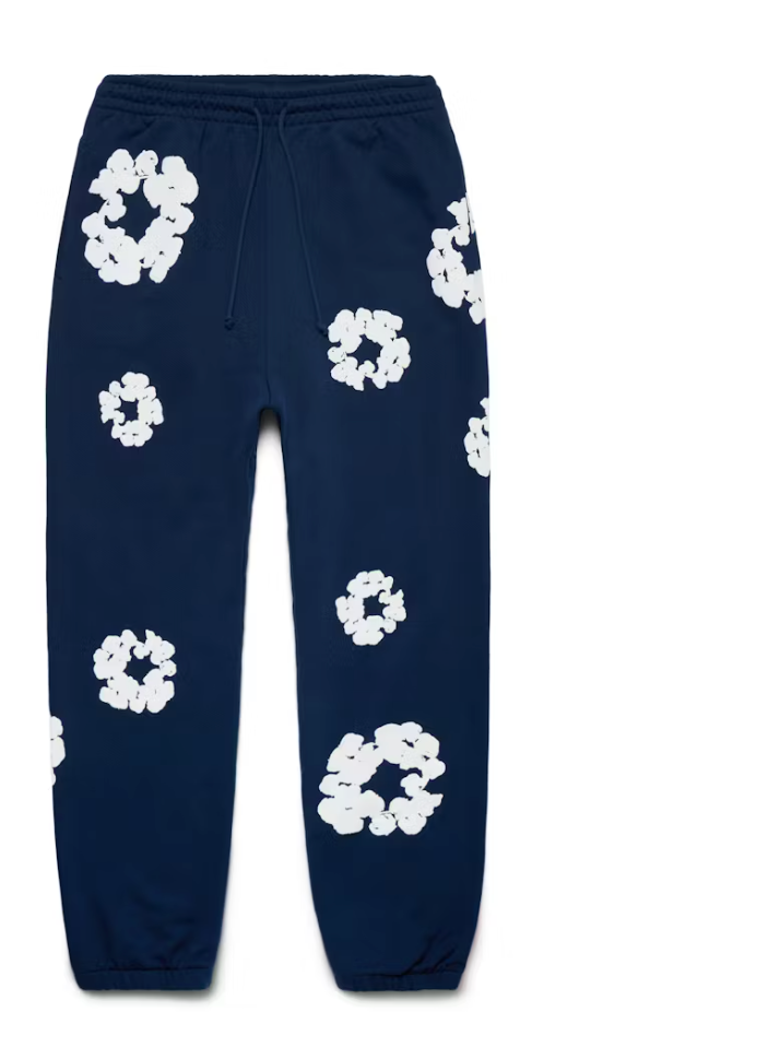 Denim Tears The Cotton Wreath Sweatpants Navy