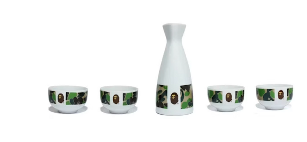 BAPE ABC Camo Sake Set Green