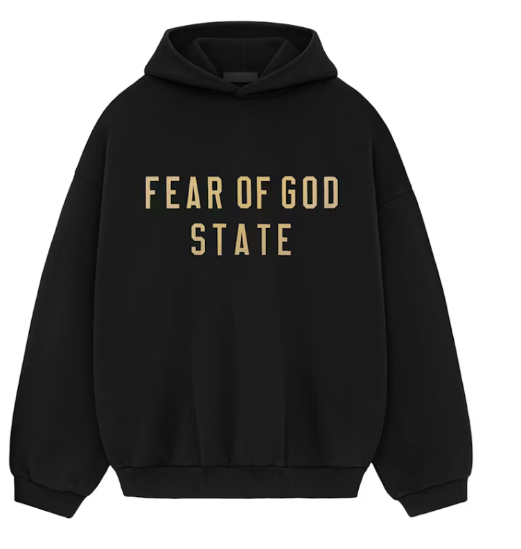 Fear of God Essentials Fleece Hoodie Black