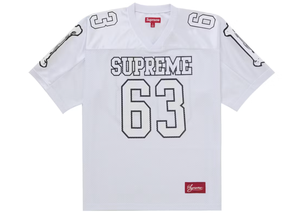 Supreme Bones Football Jersey White