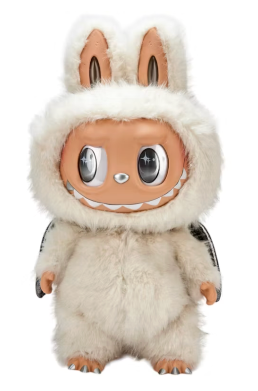 Pop Mart The Monsters Labubu Zimomo Angel in Clouds Figure + Tote Bag