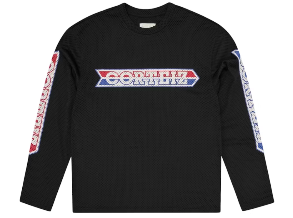 Corteiz Race Mesh L/S Jersey Black