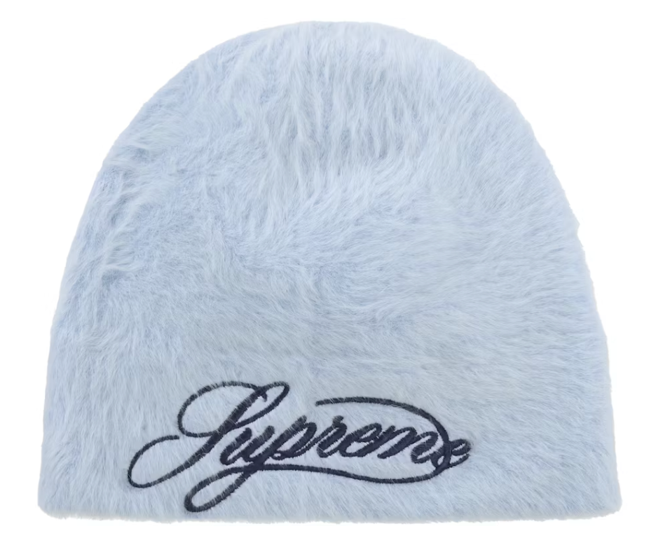 Supreme Kangol Furgora Script Beanie Light Blue