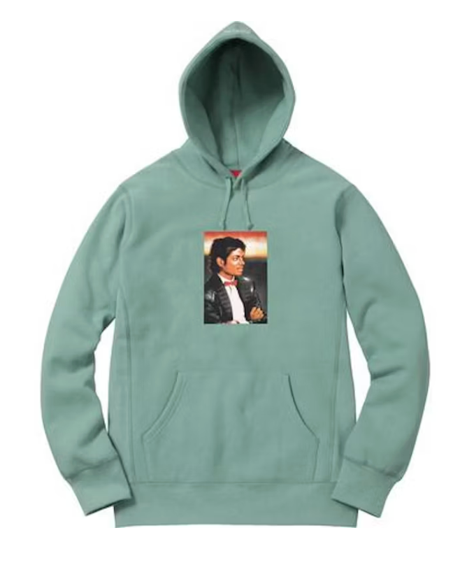 Supreme Michael Jackson Hooded Sweatshirt Seafoam