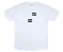 Load image into Gallery viewer, Supreme Comme des Garcons SHIRT Split Box Logo Tee White
