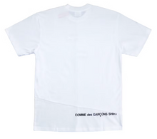 Load image into Gallery viewer, Supreme Comme des Garcons SHIRT Split Box Logo Tee White
