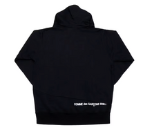 Load image into Gallery viewer, Supreme Comme des Garcons SHIRT Split Box Logo Hooded Sweatshirt Black
