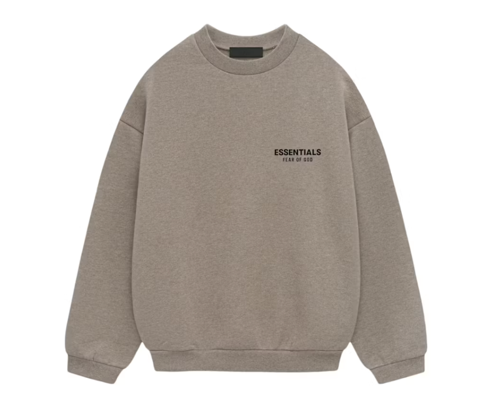 Fear of God Essentials Fleece Crewneck (FW24) Heather Gray