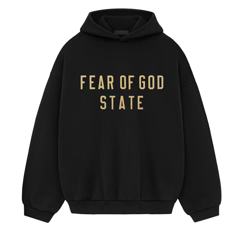 Fear of God Essentials Fleece Hoodie Black