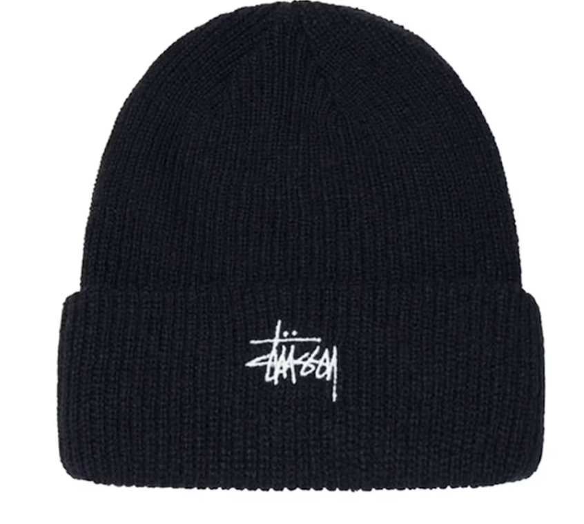 Stussy Basic Cuff Beanie Black