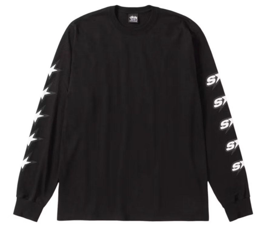 Stussy Speedway L/S Tee Black