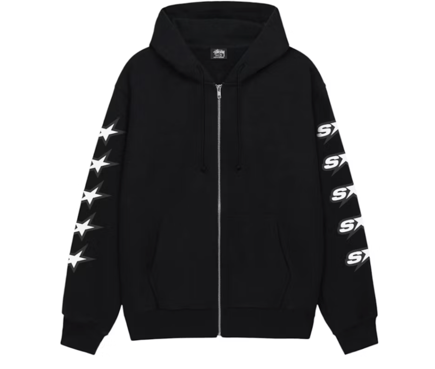 Stussy Speedway Zip Hoodie Black