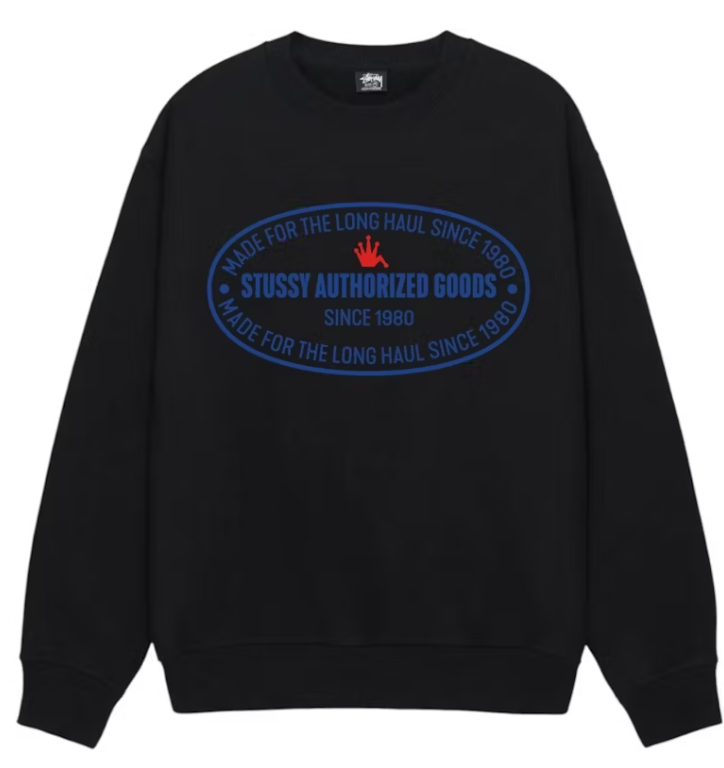 Stussy Authorized Crew Black