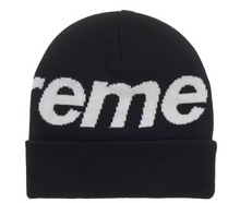 Load image into Gallery viewer, Supreme Big Logo Beanie (FW25) Black
