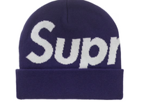 Load image into Gallery viewer, Supreme Big Logo Beanie (FW25) Purple
