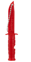 Load image into Gallery viewer, Supreme Ka-Bar Emergency Whistle Keychain Red
