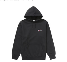 Load image into Gallery viewer, Supreme Jordan Hooded Sweatshirt (FW24) Black
