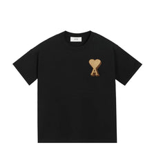 Load image into Gallery viewer, Ami Paris De Coeur Patch ADC Logo Tee Black
