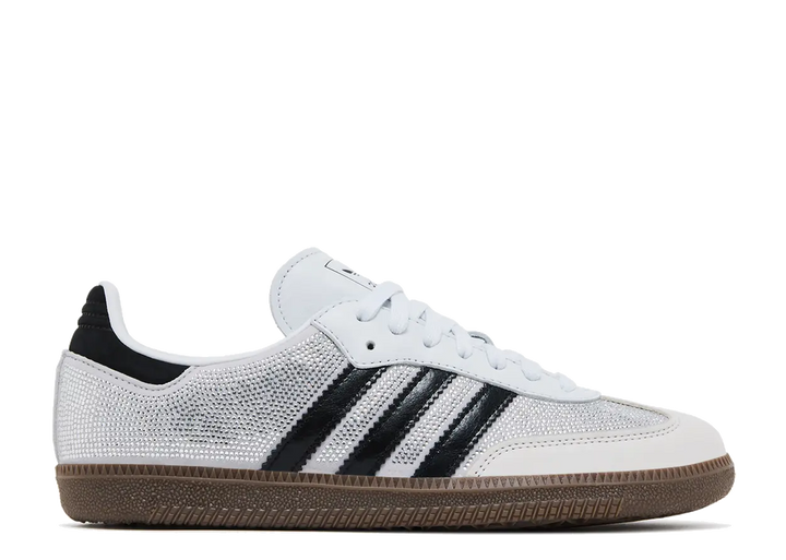 adidas Samba OG Rhinestone Crystal White Silver