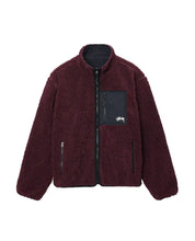 Afbeelding in Gallery-weergave laden, Stüssy Sherpa Reversible Jacket Bordeaux
