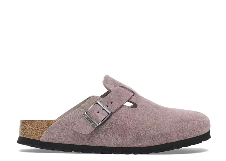 Birkenstock Boston Suede Faded Purple