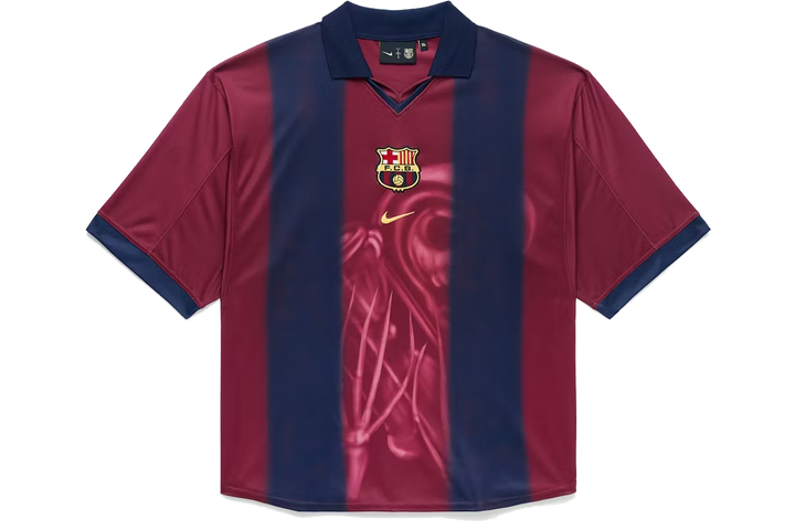 Travis Scott x Nike x FC Barcelona Retro 2000/01 Home Skeleton Jersey Multicolor