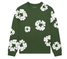 Afbeelding in Gallery-weergave laden, Denim Tears Crewneck Cotton Wreath Green
