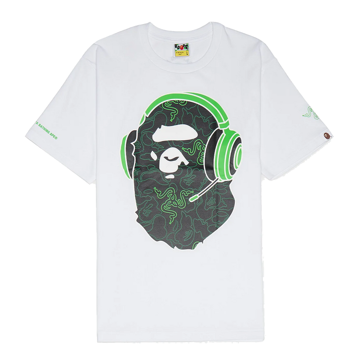 BAPE x Razor Tee White