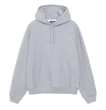 Afbeelding in Gallery-weergave laden, Stussy Fleece Raglan Hoodie Grey Heather
