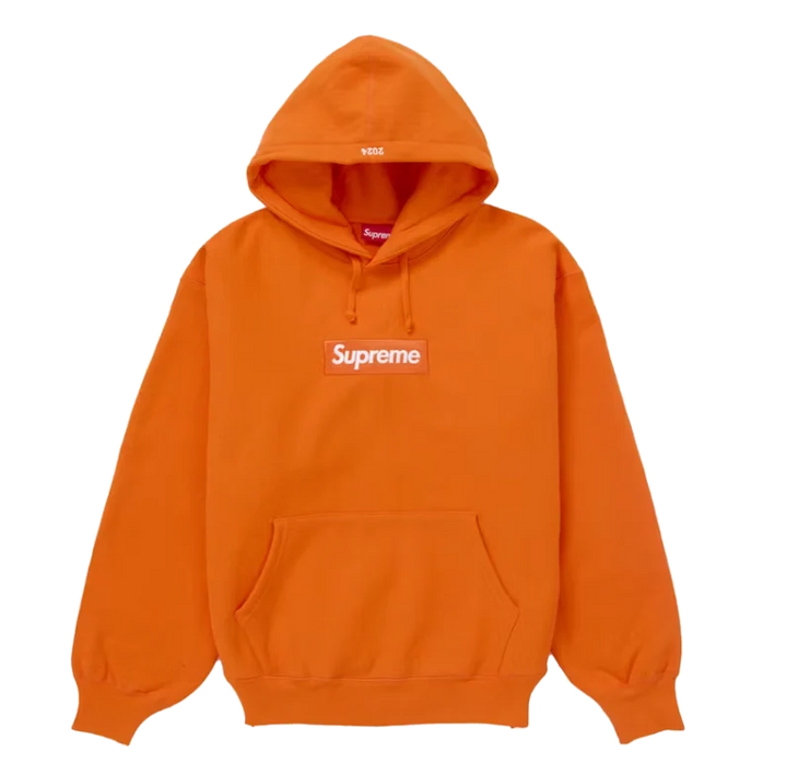 Supreme Box Logo Hooded Sweatshirt Sweatshirt (FW24) Dark Orange