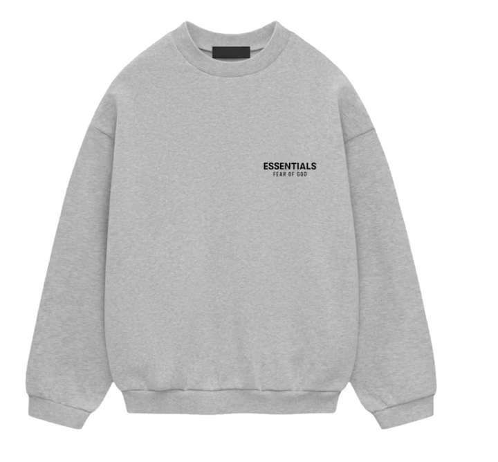 Fear of God Essentials Fleece Crewneck Light Heather Gray
