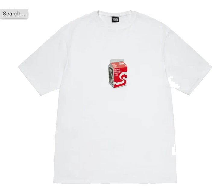 Stussy Milk Tee White