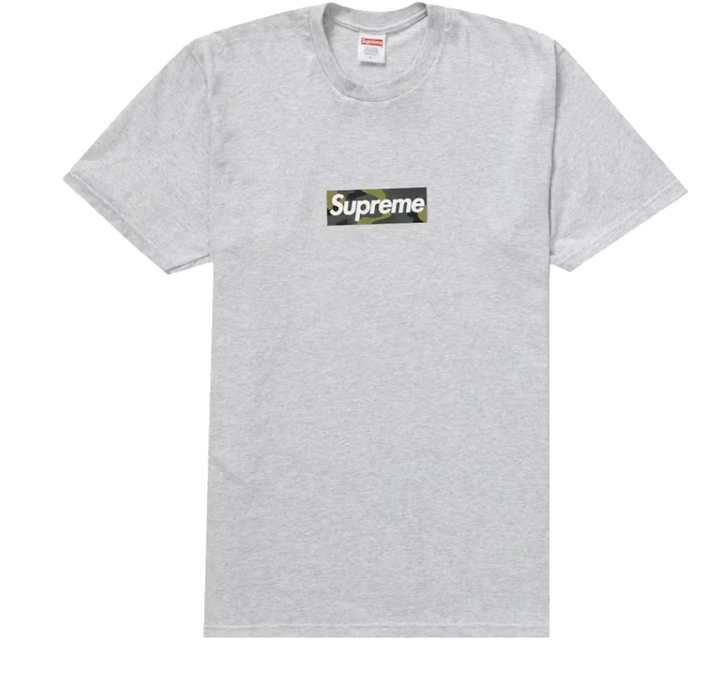 Supreme Box Logo Tee (FW23) Ash Grey
