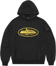 Afbeelding in Gallery-weergave laden, Corteiz Alcatraz Hoodie V2 Black &amp; Yellow
