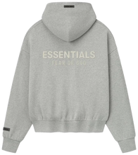 Afbeelding in Gallery-weergave laden, Fear of God Essentials Classic Fleece Zip-Up Hoodie 'Concrete Heather'
