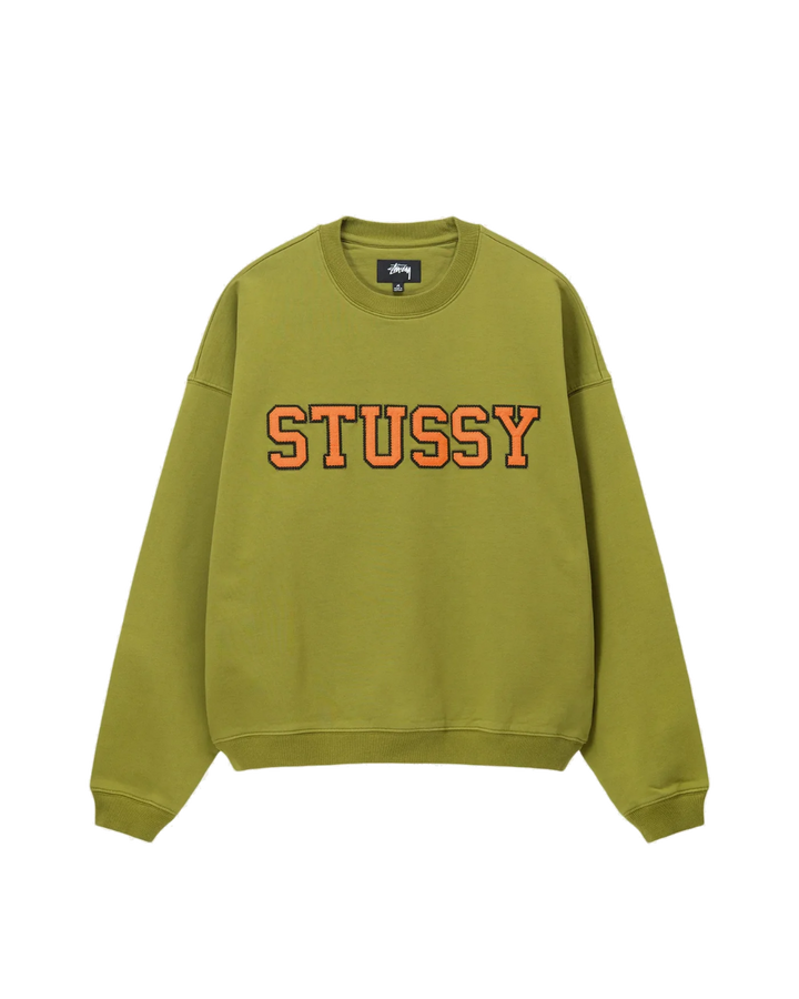 Stussy Relaxed Oversized Crew - Green