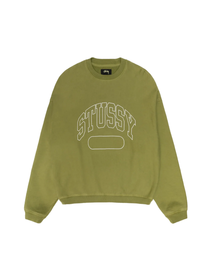 Stussy Varsity Oversized Crewneck Green